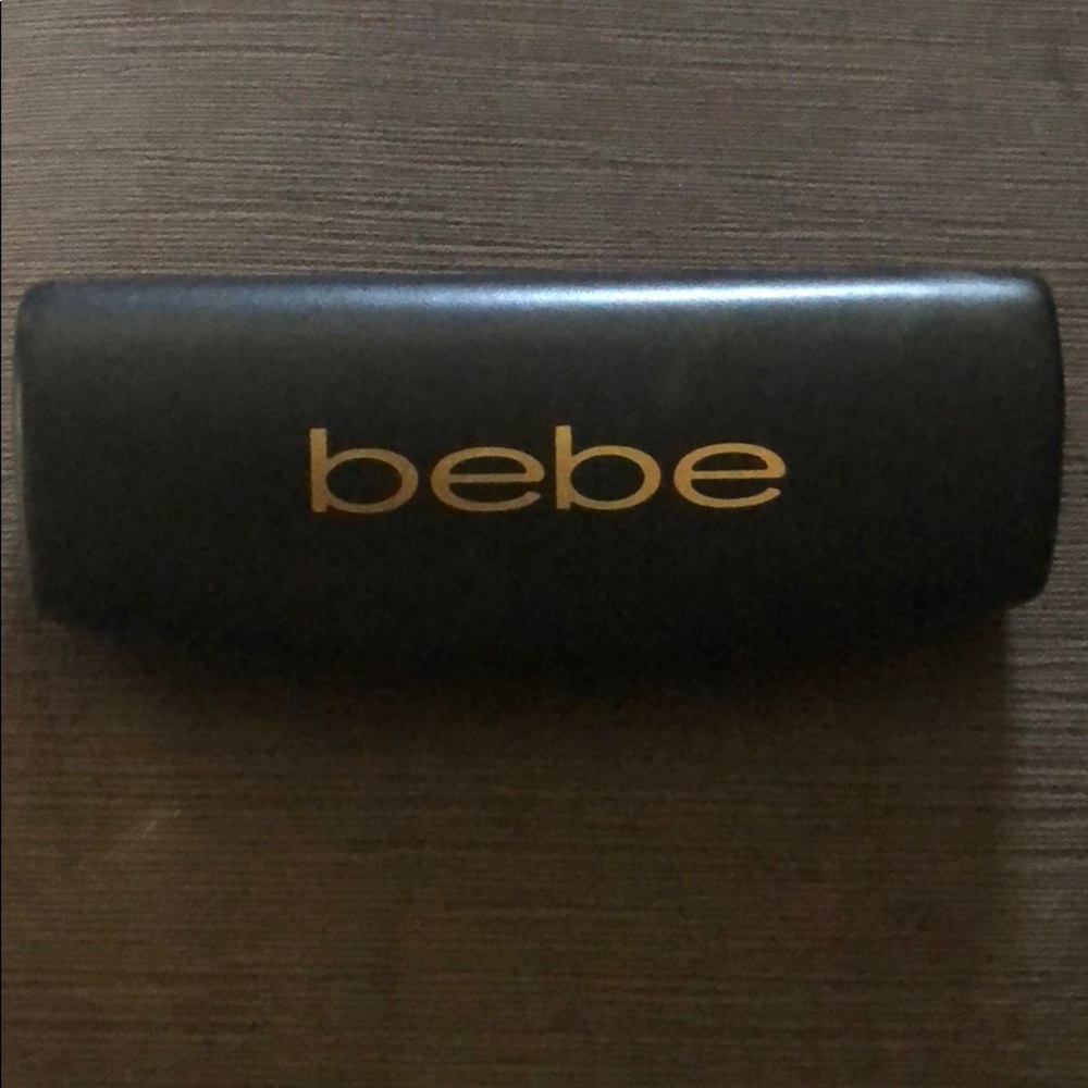 Authentic BEBE black eye glasses.